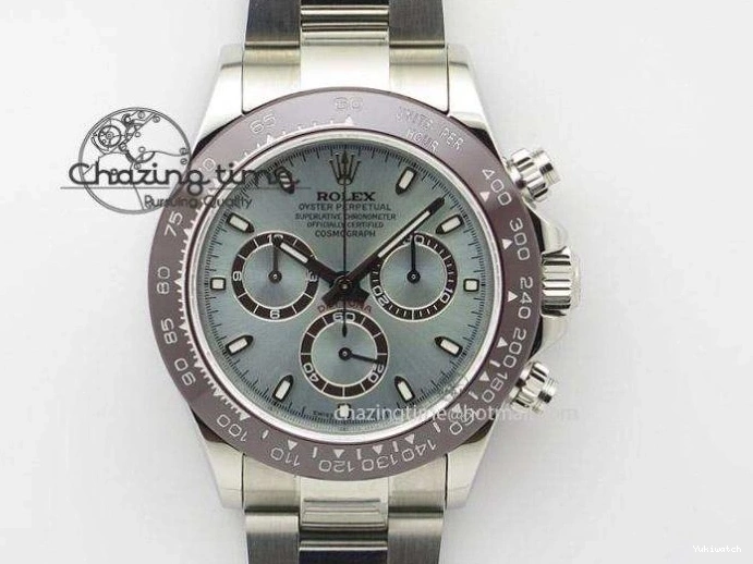 Crystal Bracelet on A7750 Black Edition Rainbow PVD Blaken Best Bezel Dial VR PVD Daytona V2 1226